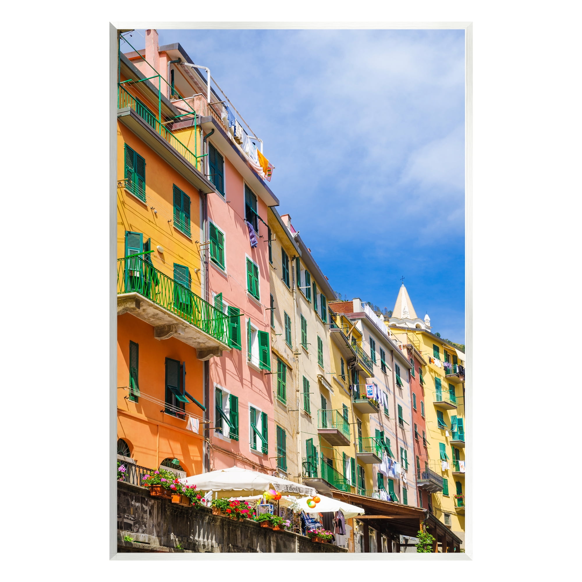Stupell Urban Neighborhood Architecture Buildings Town & City Photography Wall Plaque Unframed Art Print Wall Art
