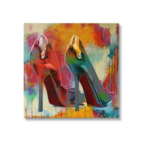 Stupell Urban Style Glam Heels Beauty & Fashion Painting Gallery Wrapped Canvas Print Wall Art