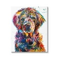 thumbnail image 1 of Stupell Vivid Dog Face Pet Portrait Animals & Insects Painting Gallery Wrapped Canvas Print Wall Art, 1 of 5