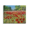 thumbnail image 1 of Stupell Vivid Poppy Field Modern Scenery Botanical & Floral Painting Gallery Wrapped Canvas Print Wall Art, 1 of 5
