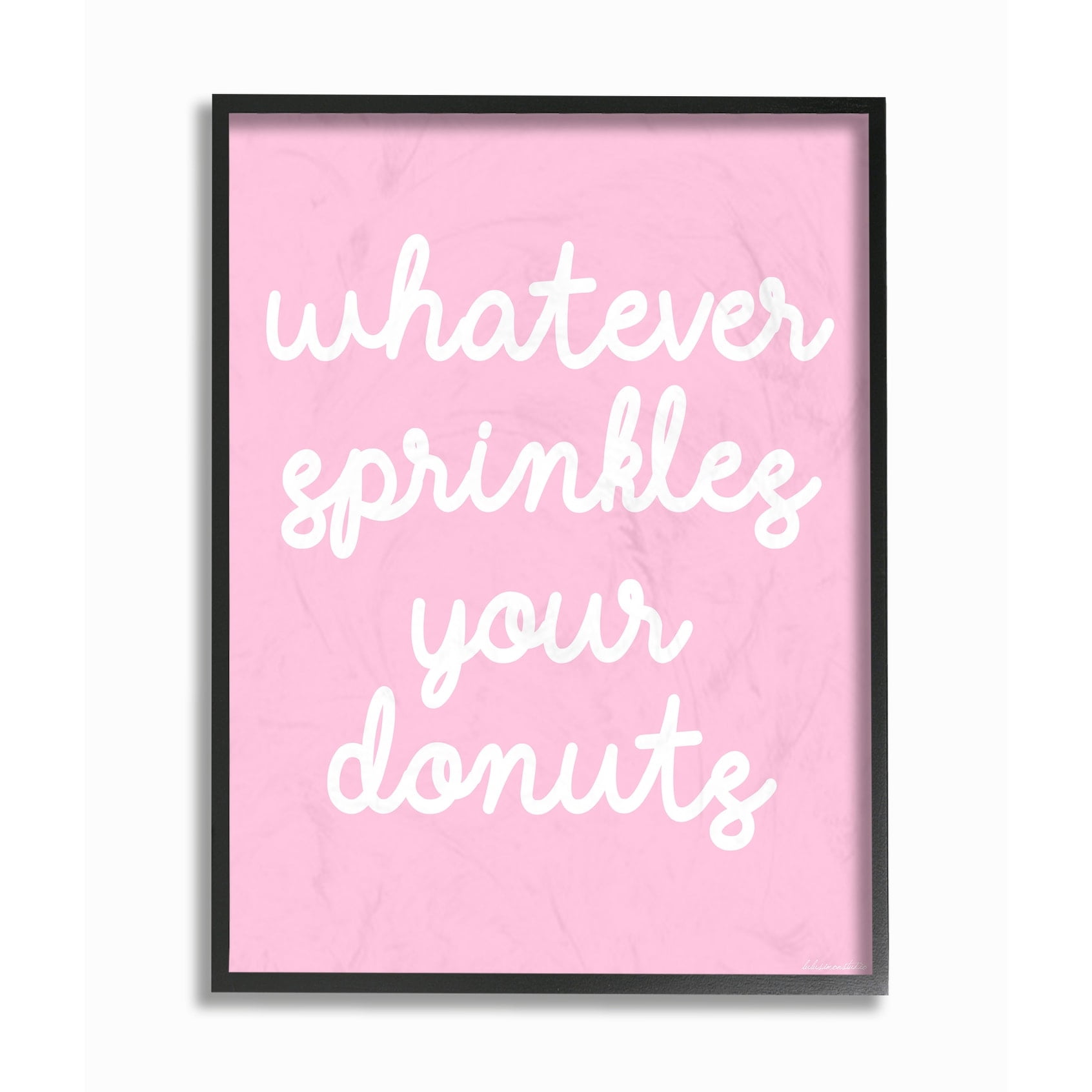 Stupell Whatever Sprinkles Your Donut Framed Giclee Texture Art 16 x 20