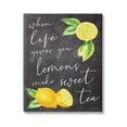 thumbnail image 1 of Stupell When Life Gives You Lemons Sweet Tea Phrase Food & Beverage Painting Gallery Wrapped Canvas Print Wall Art, 1 of 5