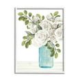 thumbnail image 1 of Stupell White Blossoms Country Jar Botanical & Floral Painting White Framed Art Print Wall Art, 1 of 7