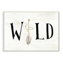 Stupell  'Wild With Arrows' Unframed Stretched Canvas Wall Art 16 x 20