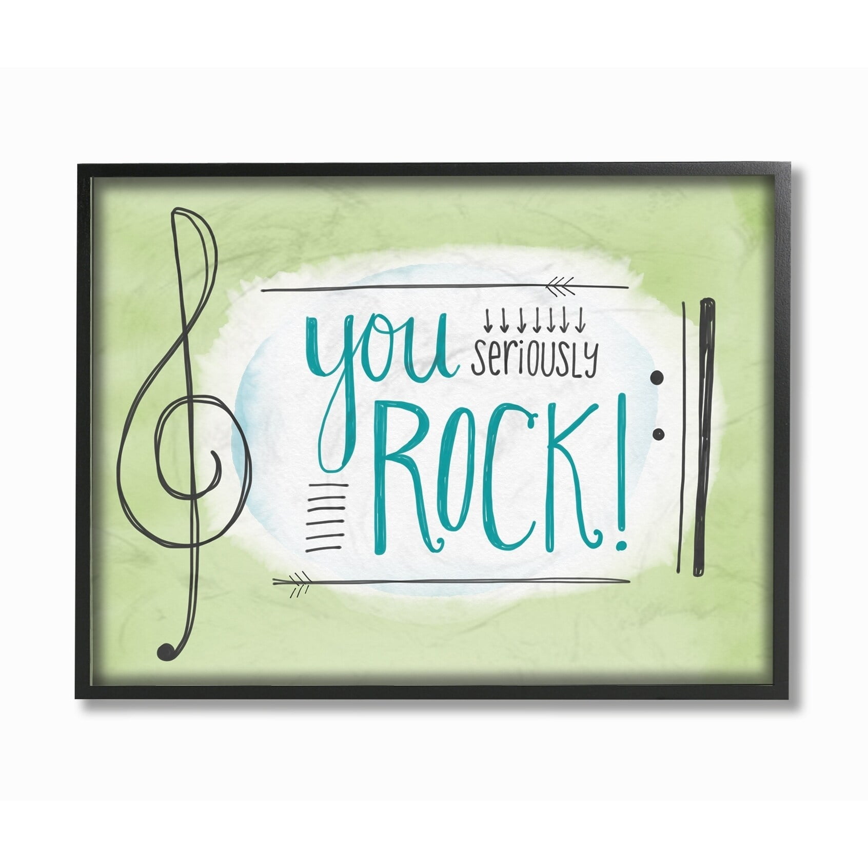 Stupell You Seriously Rock Framed Giclee Art 16 x 20
