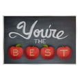 thumbnail image 1 of Stupell You're The Best Teacher Apples Food & Beverage Painting Wall Plaque Unframed Art Print Wall Art, 1 of 6