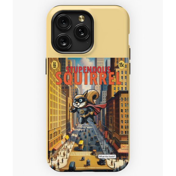Stupendous Squirrel Superhero G5850 Phone Case for iPhone17 16 15 14 13 12 11 Pro Max