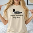 thumbnail image 1 of Stupid Canadian Wolf Bird T-Shirt, 1 of 5