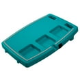 thumbnail image 1 of Stupid Car Tray Personal Multi Function Food & Drink Travel Organizer, Teal/Gray, 1 of 5
