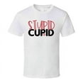 thumbnail image 1 of Stupid Cupid Tee Funny Tshirt Anti-valentine's Day T Shirt, 1 of 1