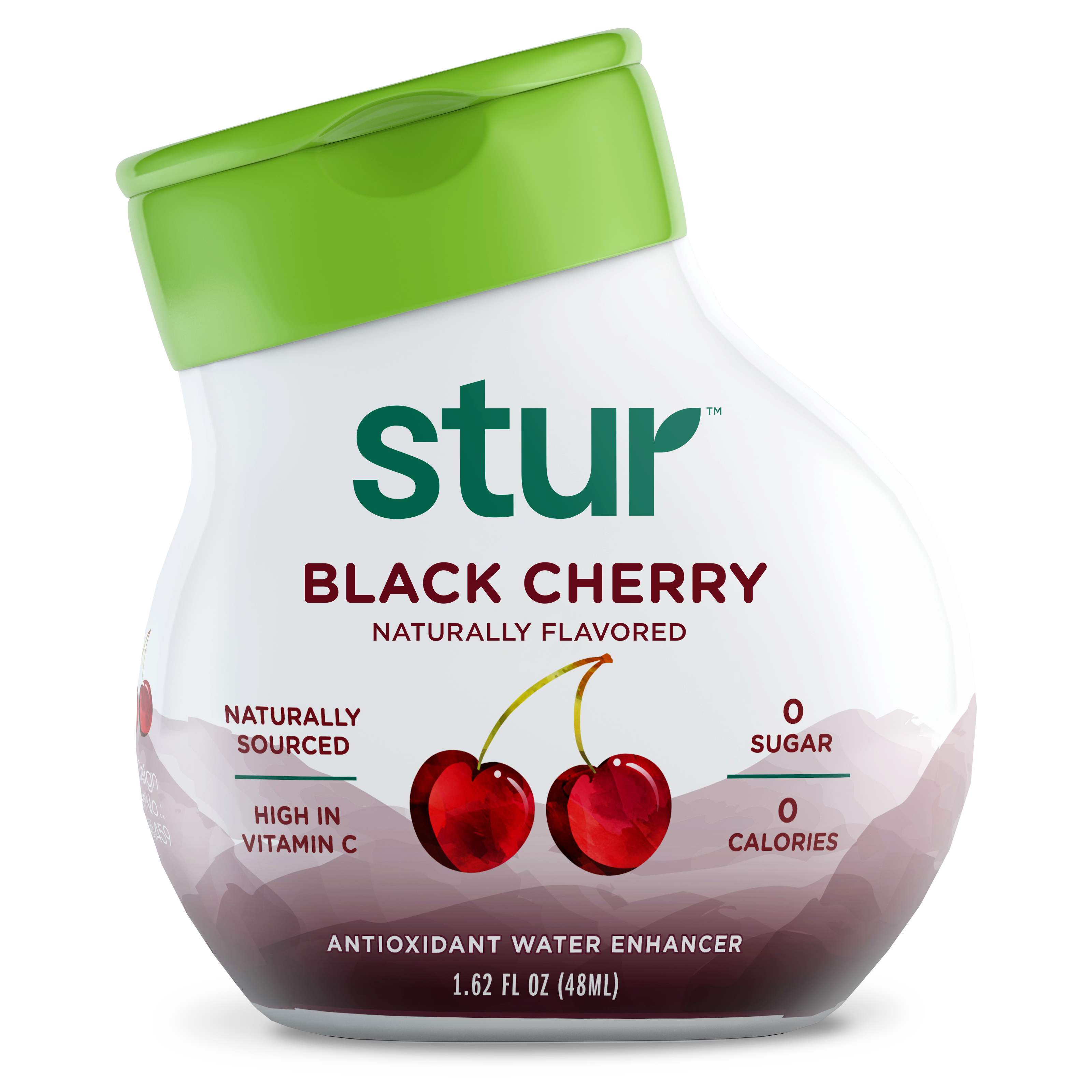 Stur Black Cherry Liquid Water Enhancer Drink Mix, 1.62 fl oz, Sugar Free, Zero Calories - image 1 of 7