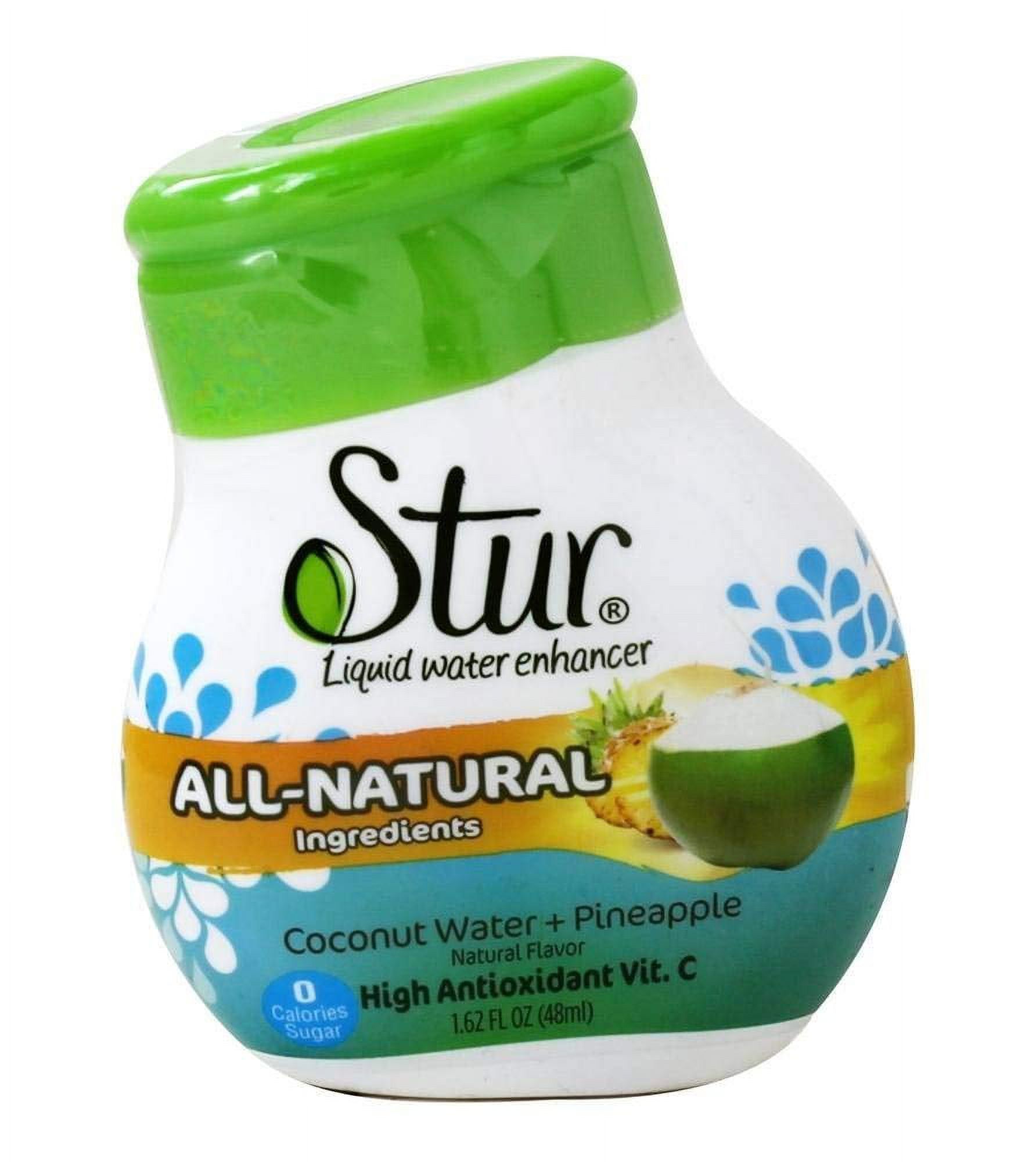 Stur Coconut Pineapple Liquid Water Enhancer, 1.1 Fluid Ounce 6 per