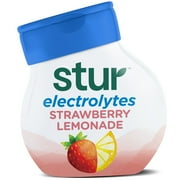 Stur Electrolytes Strawberry Lemonade Drink Mix, Liquid Water Enhancer, Sugar-Free, 1.62oz