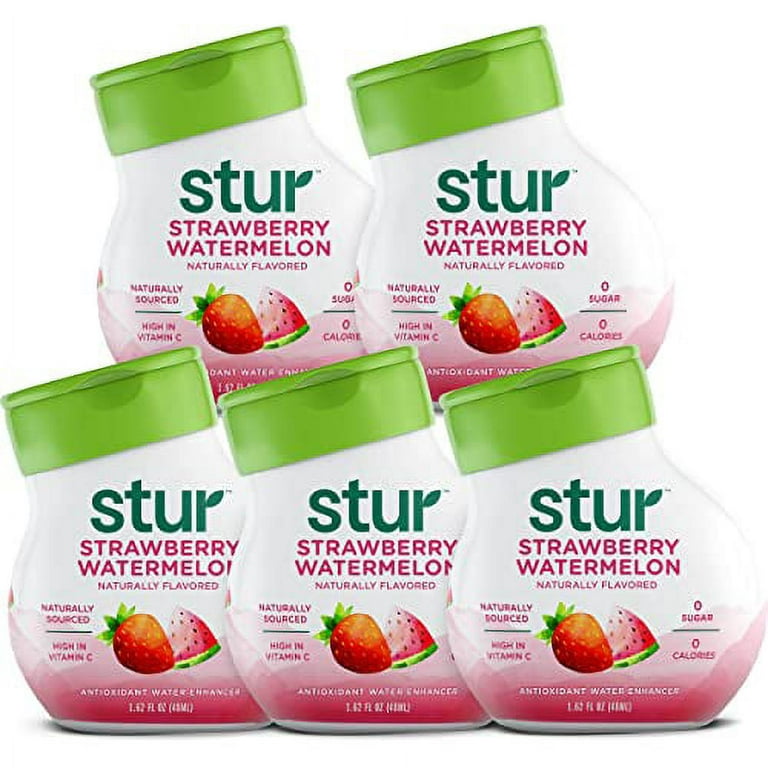 Stur Strawberry Watermelon Liquid Water Enhancer, 1.4 Fluid Ounce -- 6 per  case.