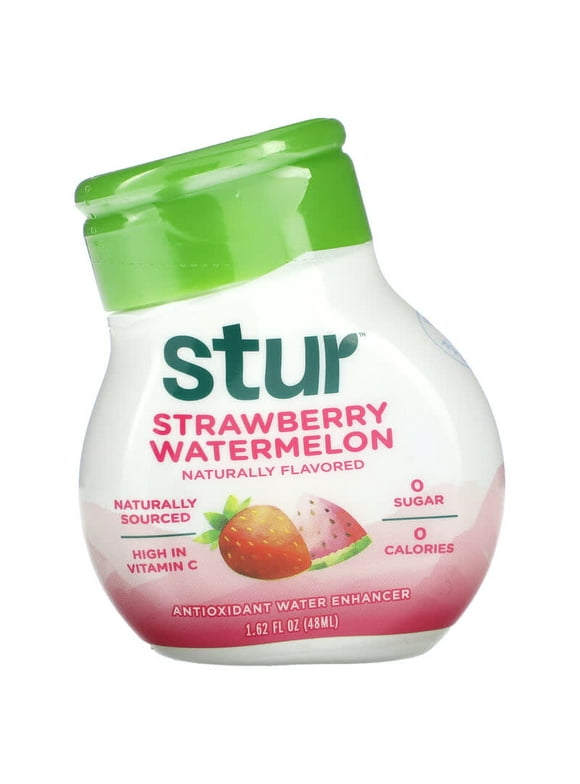 Stur Real Fruit Liquid Water Enhancer Strawberry Watermelon 1.62 fl oz