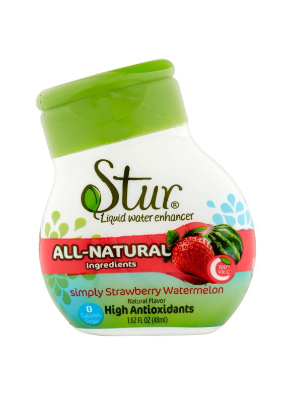 Stur Simply Strawberry Watermelon Liquid Water Enhancer, 1.62 fl oz, 6 pack