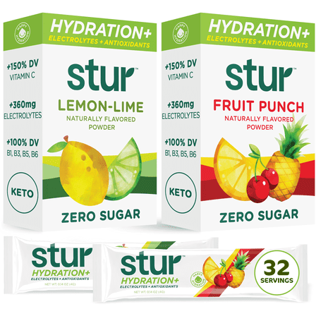 Stur - Variety, Electrolyte Hydration Powder Drink Mixes