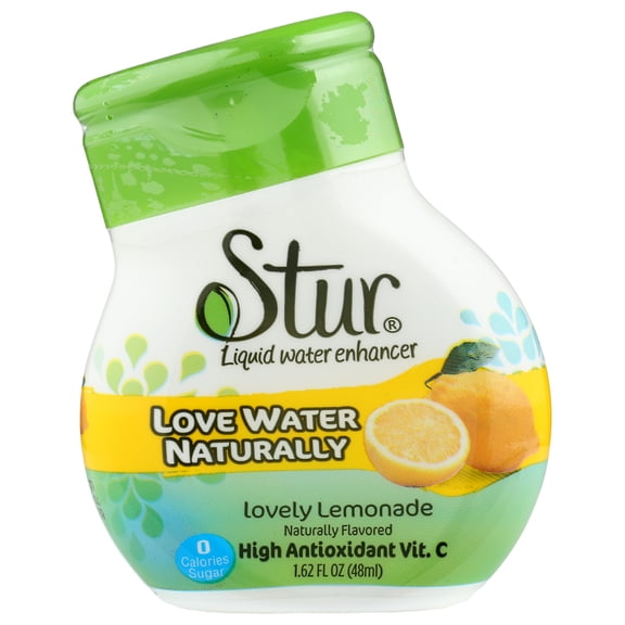 Stur Water Enhancer Liquid Lemonade/ 1.62 Fluid Ounce, Pack Of 6