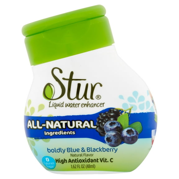 Stur Wtr Enhncr Blue & Blkbry,1.62 Oz (Pack Of 6)