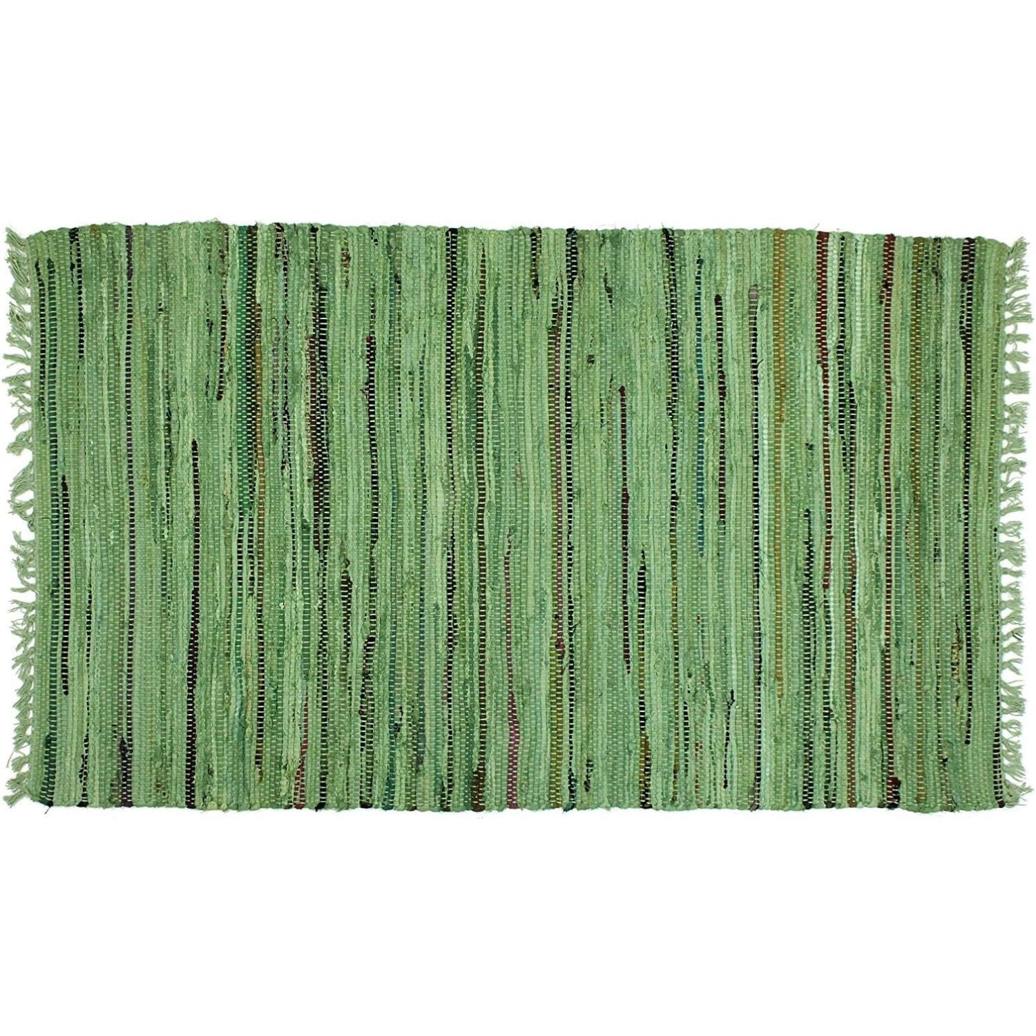 Sturbridge Country Rag Rug in Sage 24