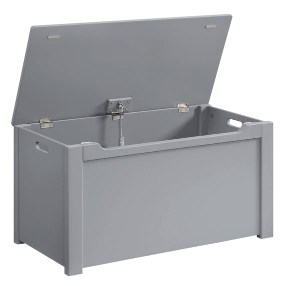Sturdis Wooden Toy Box Spacious Storage for Home Organization, Gray