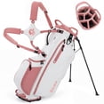 thumbnail image 1 of Sturdum 5.5 lb Lightweight 7-Way Golf Stand Bag for Men & Women, 900D Oxford, Full-Length Dividers, Cooler Pocket, Dual Padded Straps & Stable Base, 1 of 8