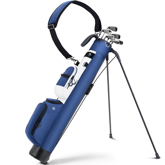 Sturdum Lightweight Golf Stand Bag, Portable Par 3 Carry Bag with Insulated Cooler Pocket, Durable Golf Bag for Driving Range, Pitch & Putt & Executive Courses