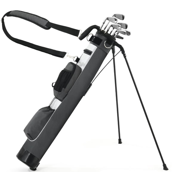 Sturdum Lightweight Golf Stand Bag, Portable Sunday Golf Carry Bag with Insulated Cooler Pocket, Easy Carry Par 3 Golf Bag for Driving Range, Pitch n Putt & Executive Courses