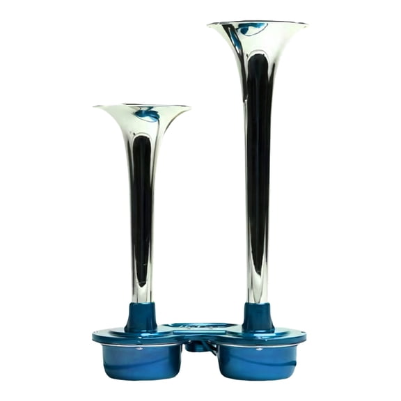 Sturdy 150dB Electric Air Horn For Vehicles Metal Construction Simple Installation Fits Multiple Automobiles