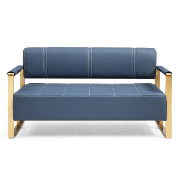 Sturdy 2 - seater loveseat, solid wood frame / Suitable for small apartments, ensures stability