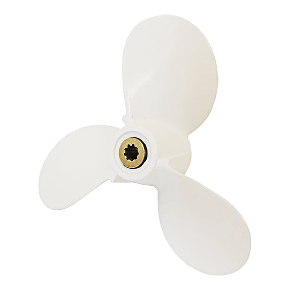 Sturdy 3 Blade Boat Propeller 7.5 Inch Diameter 8 Inch Measurement Works For Small Outboard Motors