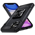 thumbnail image 1 of Sturdy 360 Rotatable Kickstand Back Case for iPhone 11, Luxury Ultra Slim Shockproof Armor Durable Heavy Duty Protective Hard Phone Case Cover for iPhone 11, Black, 1 of 8