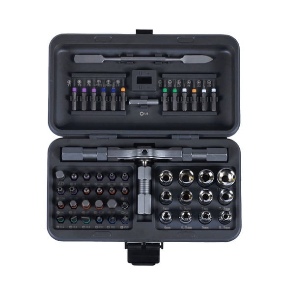 Sturdy 52 In 1 Multi Function Screwdriver Set Ideal For Household maintenance And Furniture Construction