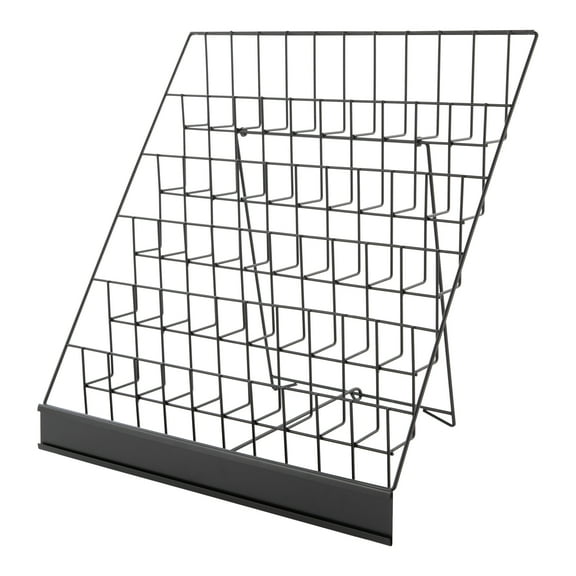 Sturdy 6-Tier Magazine Display Stand, High-Quality Iron, Large Capacity for Organizing Books and Magazines, Easy to Clean and Space-Saving