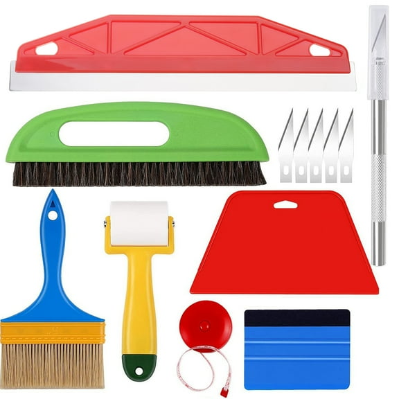 Sturdy 7 Pieces Wallpaper and Paint Application Set Designs for Efficient Home Decoration Projects Long Time Use