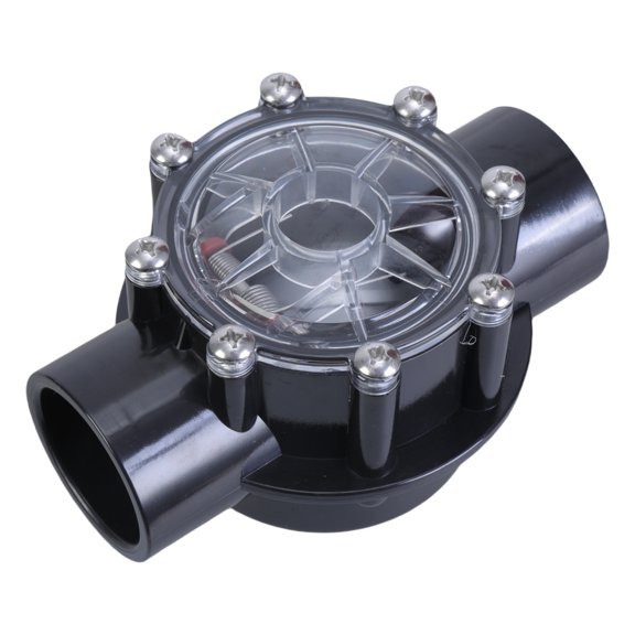 Sturdy ABS 180 Degree Check Valves Clear Lid Designs for Pool and Shower Use Prevents Reverse Water Flows Daily Use