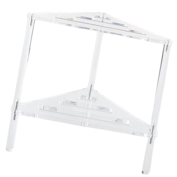 Sturdy Acrylic Bathroom Organizers Stool With Storage for Shaving Legs and Spas High