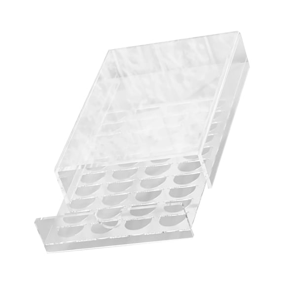 Sturdy Acrylic Coffee Pods Container Organizes 40 Slots Mess Release Countertop Solution Coffee Pods Dispenser