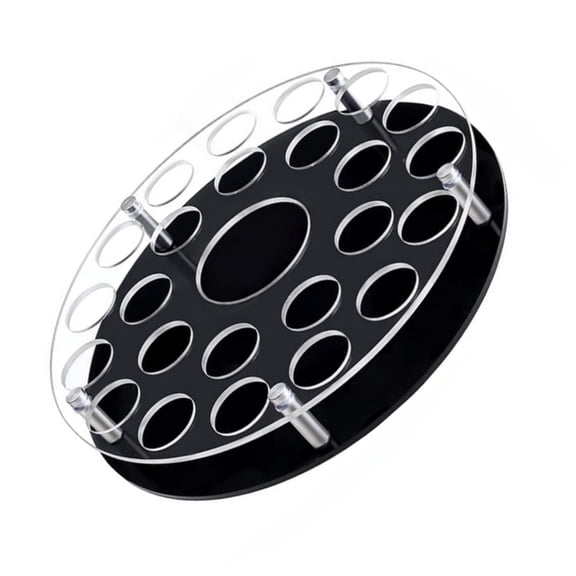 Sturdy Acrylic Drink Rack with 25 Cup Slot and Bottle Station