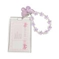 thumbnail image 1 of Sturdy Acrylic Keychain with Butterfly Designs and Clear Card Pocket for Organization, 1 of 9