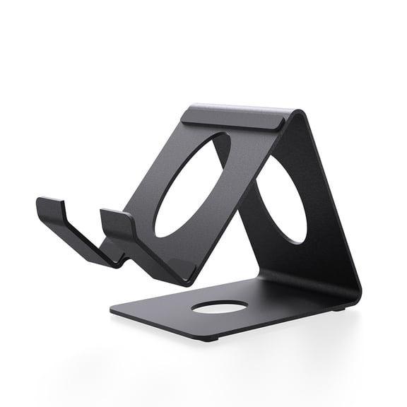 Sturdy Adjustable Metal Holder for Tablets & Gaming Devices, Ergonomic Compact Stand with Angled Portable