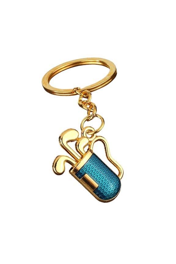 Sturdy Alloy Golf Accessory Keychain With Fine Detail Suitable For Men And Women
