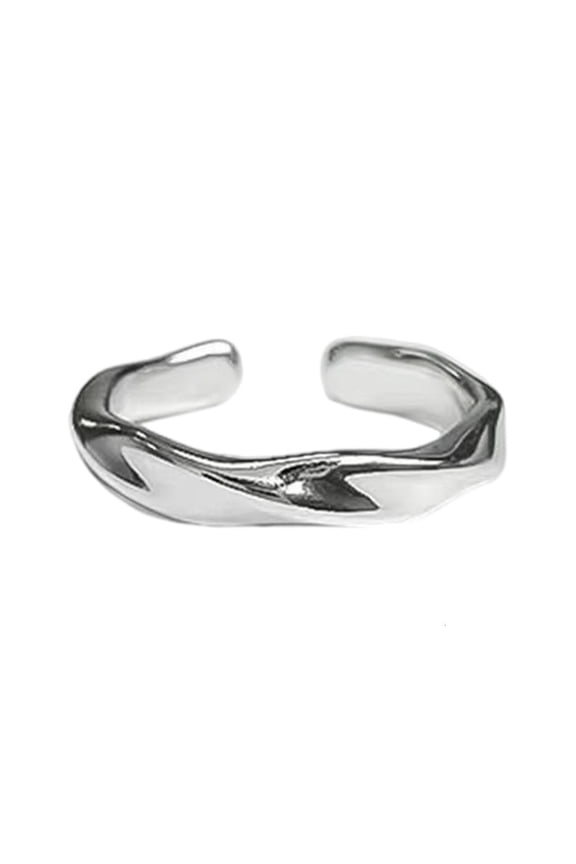 Sturdy Alloy Materials Mobius Rings Portable Accessory for Couples Seek Unique Fashion Statements Pieces Daily Use