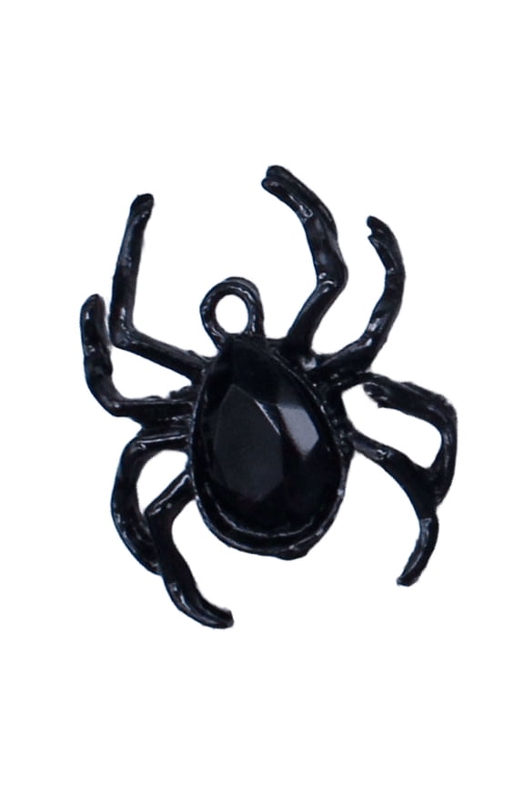 Sturdy Alloy Spiders Charm With Rhinestones Creative Jewelry Making Supplies for Costume Designs Craft Projects
