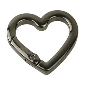 Sturdy Alloy Spring O Spring Clip Heart Shape Carabiner,Metal Triggers Rings Firm Clasp Hook
