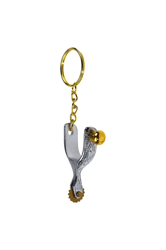 Sturdy Alloy Spurses Keychain Secure Lock Closure Portable Designs for Keys Bags and Car Decoratioin
