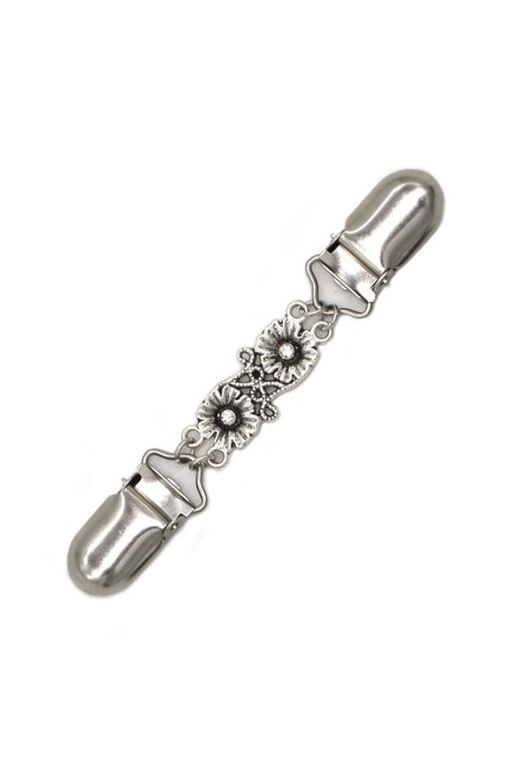 Sturdy Alloy Sweater Pins With Stylish Diamonds for Fashionable Ladies