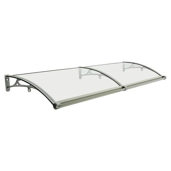 Sturdy Aluminum Alloy Arch Canopy for Outdoor Use, Protects from Rain, Hail, UV, and Snow, 440lbs Capacity, Easy Installation