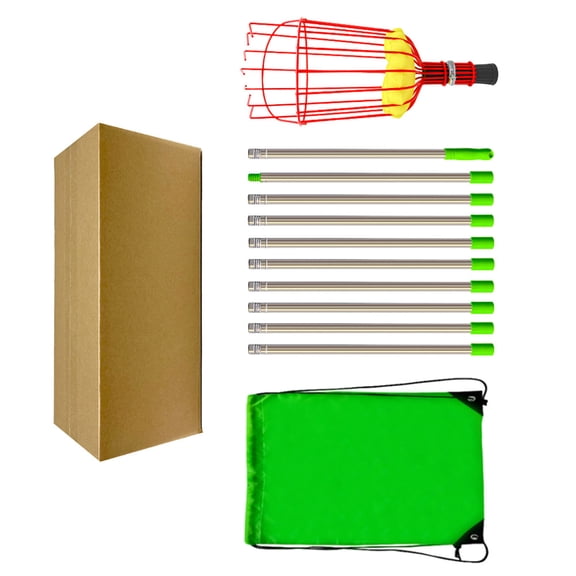 Lightweight Aluminum Extendable Fruit Pickers Tool With Nonslip Grip Orchards Harvesting Tool For Home And Farm Use
