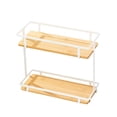 thumbnail image 1 of Sturdy And Stylish Wood Double-Layer Storage Rack For Efficient Organization, 1 of 8